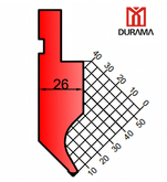 Serise 6 Durama Gooseneck Punch para freno de prensa hidráulica 